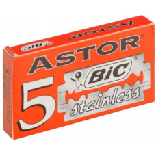 Классические Лезвия "BIC" ASTOR (1 лист * 20 пачек * 5 лезвий)